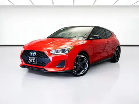 Orange 2019 Hyundai Veloster Turbo Ultimate for sale in Montclair, CA