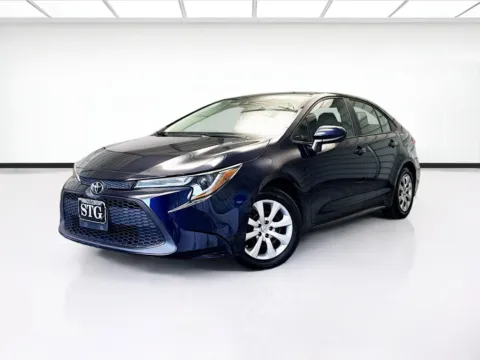 Blue 2021 Toyota Corolla LE for sale in Montclair, CA