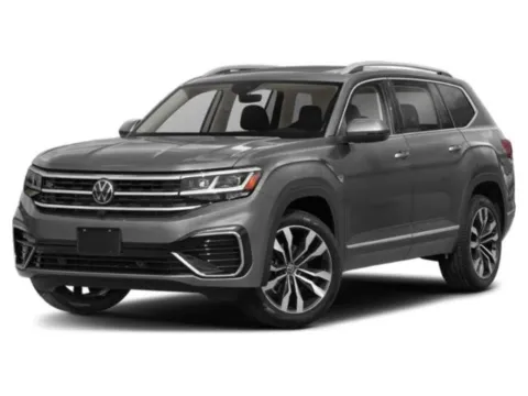 White 2021 Volkswagen Atlas 3.6L V6 SE w/Technology R-Line for sale in Montclair, CA
