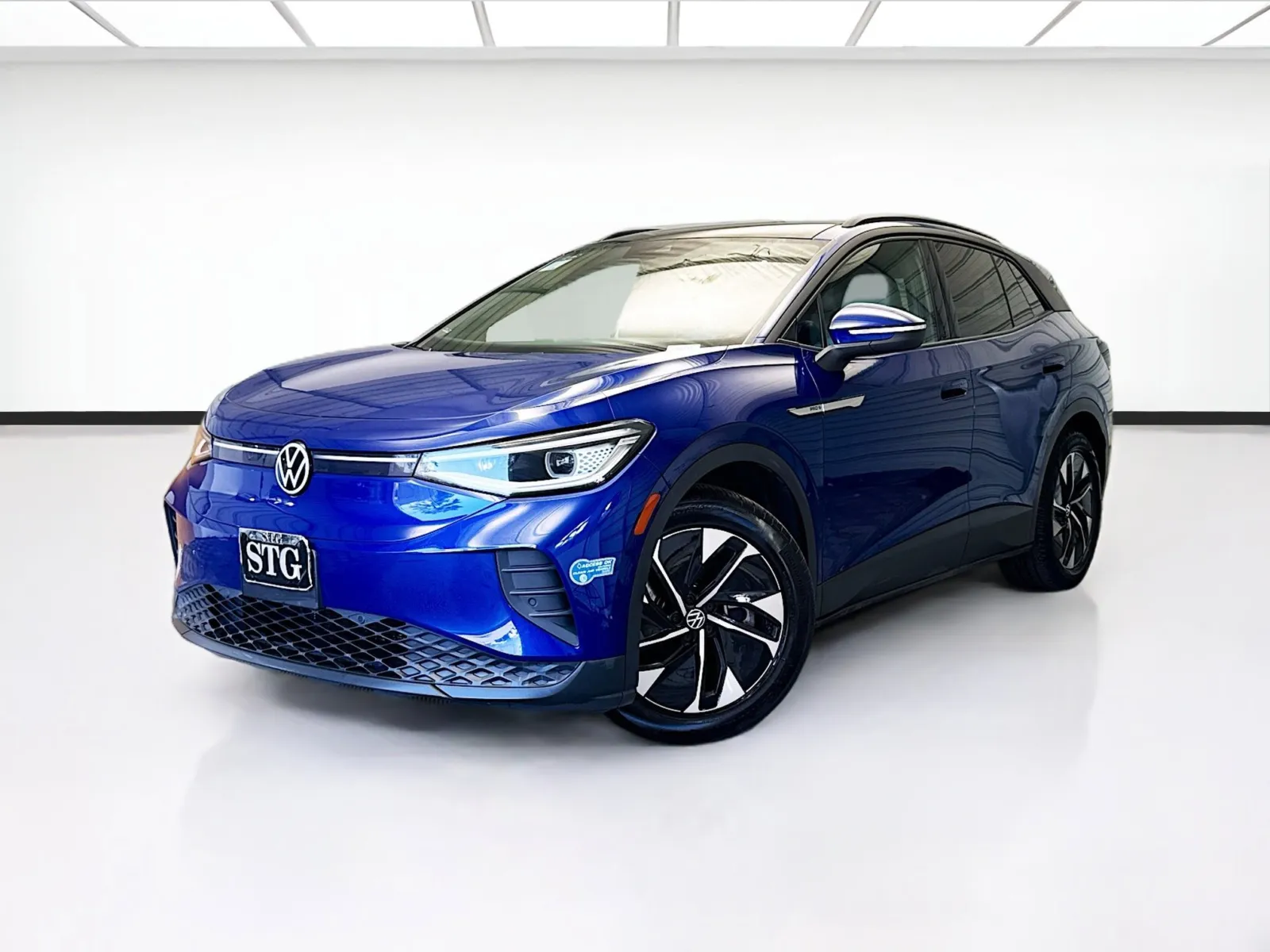 Blue 2021 Volkswagen ID.4 Pro S for sale in Montclair, CA