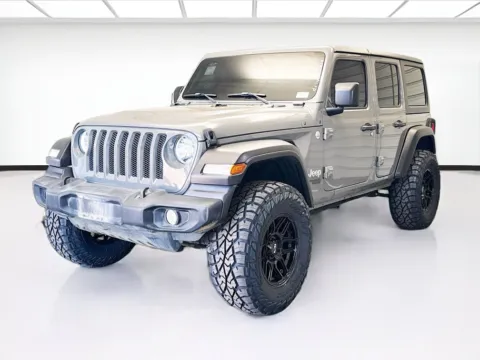 Gray 2021 Jeep Wrangler Unlimited Sport S for sale in Montclair, CA