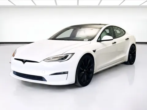 White 2021 Tesla Model S Plaid for sale in Montclair, CA