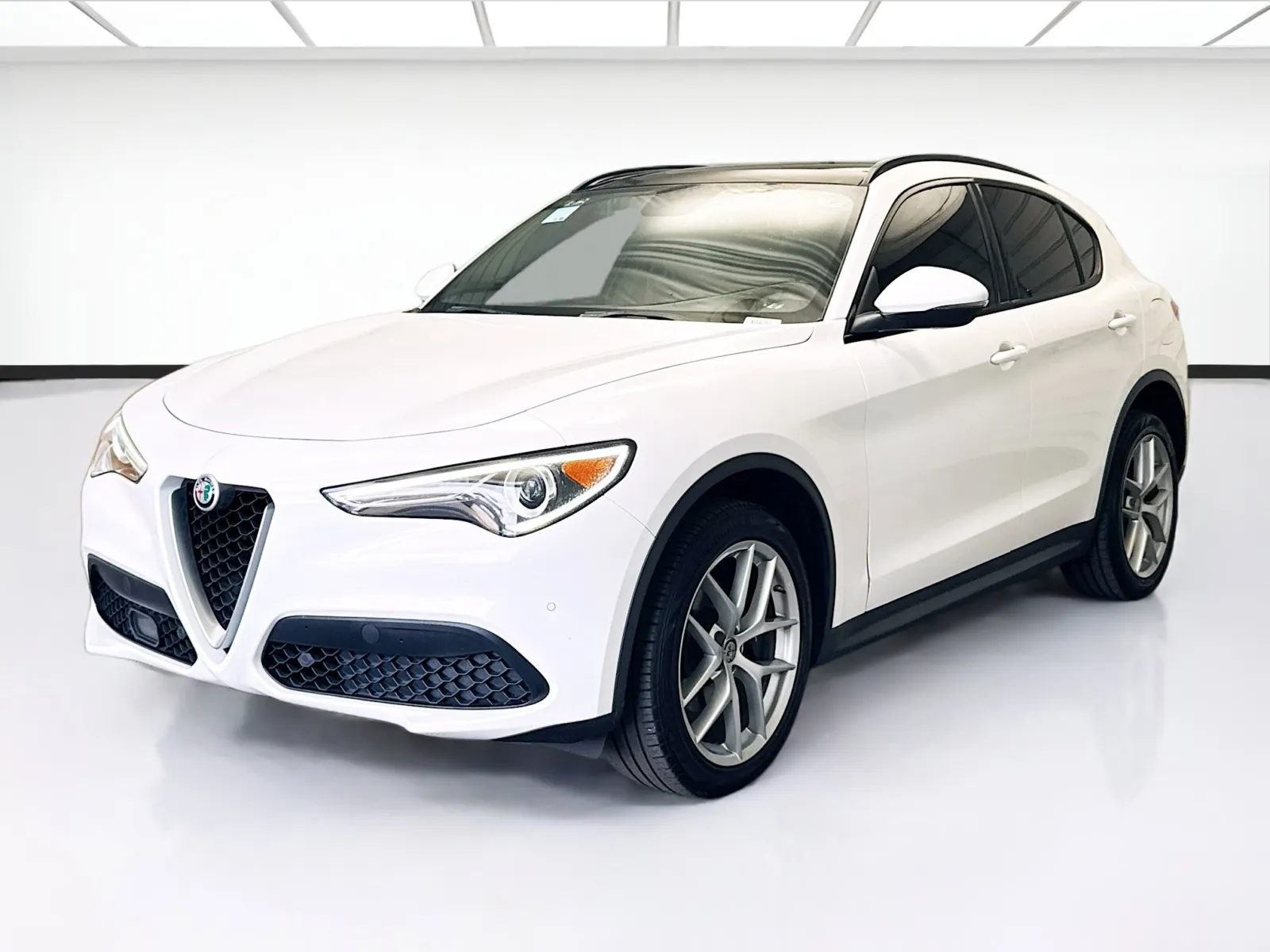 White 2019 Alfa Romeo Stelvio Ti Sport for sale in Montclair, CA