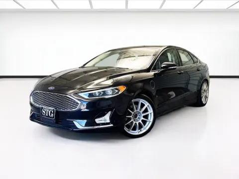 Black 2019 Ford Fusion Energi Titanium for sale in Montclair, CA