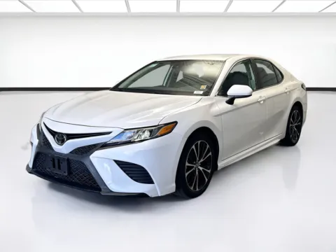 White 2019 Toyota Camry L for sale in Montclair, CA