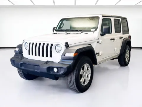 White 2022 Jeep Wrangler Unlimited Sport S for sale in Montclair, CA