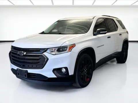 White 2021 Chevrolet Traverse Premier for sale in Montclair, CA