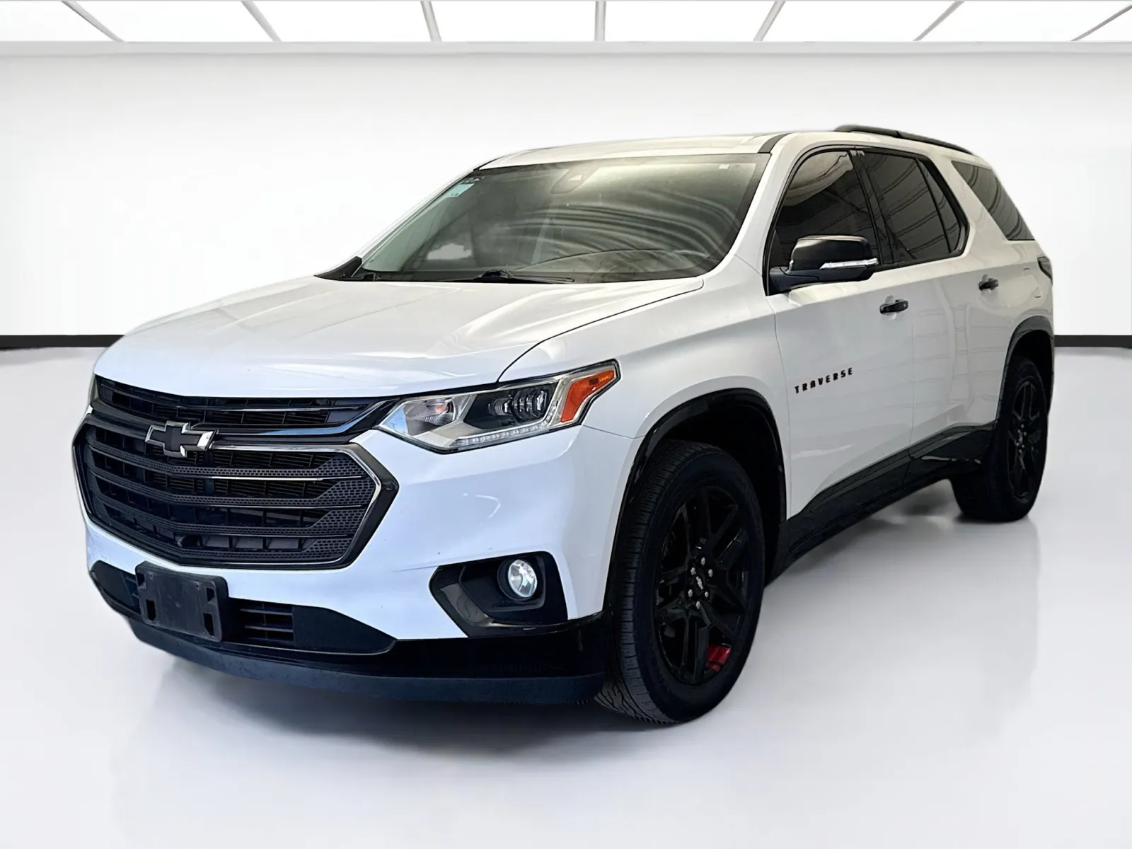 White 2021 Chevrolet Traverse Premier for sale in Montclair, CA