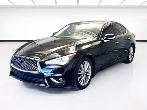 Black 2021 INFINITI Q50 3.0t LUXE for sale in Montclair, CA