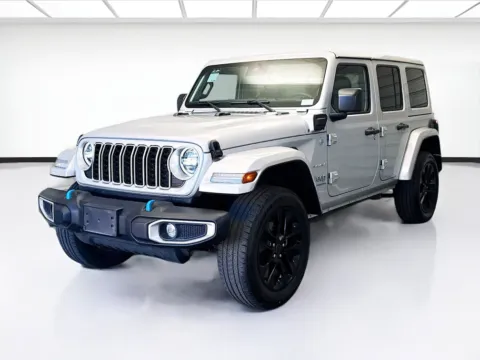Silver 2024 Jeep Wrangler Sahara 4xe for sale in Montclair, CA