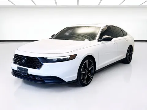 White 2023 Honda Accord Hybrid Sport w/o BSI for sale in Montclair, CA