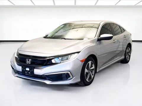 Silver 2019 Honda Civic LX for sale in Montclair, CA
