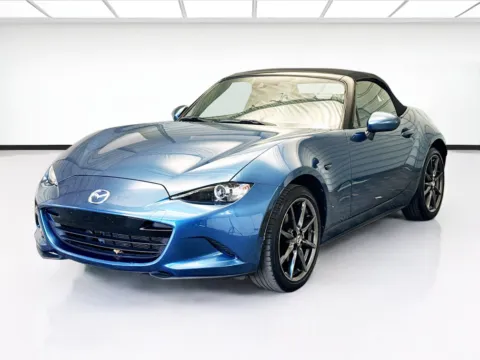 Blue 2019 Mazda MX-5 Miata Grand Touring for sale in Montclair, CA