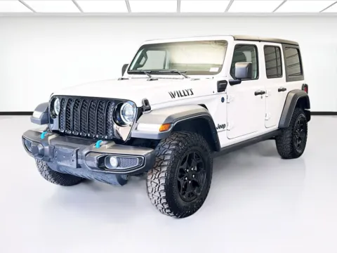 White 2023 Jeep Wrangler Willys 4xe for sale in Montclair, CA