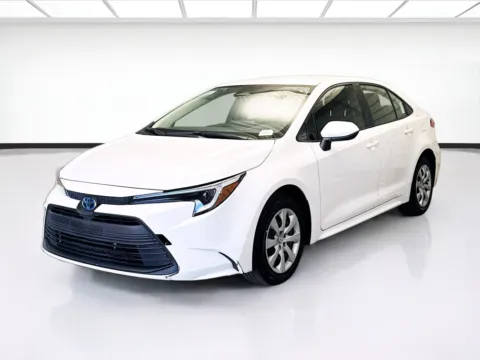 White 2024 Toyota Corolla Hybrid LE for sale in Montclair, CA