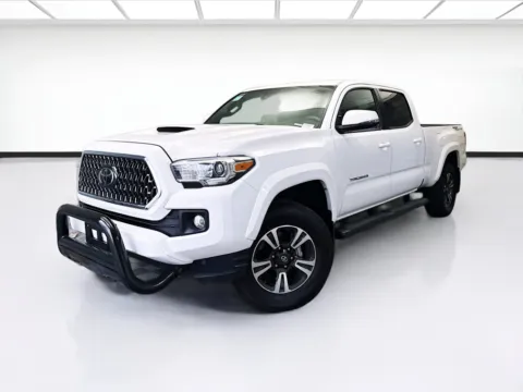White 2019 Toyota Tacoma TRD Sport V6 for sale in Montclair, CA