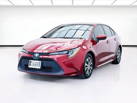 Red 2022 Toyota Corolla Hybrid LE for sale in Montclair, CA
