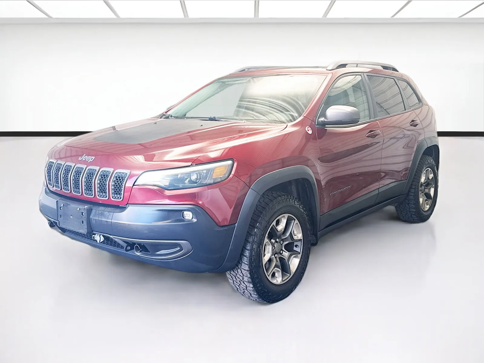 Red 2019 Jeep Cherokee Trailhawk for sale in Montclair, CA