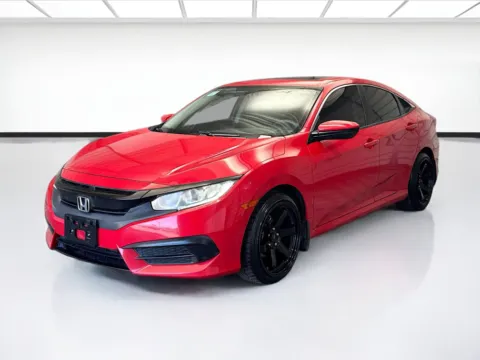 Red 2016 Honda Civic EX for sale in Montclair, CA