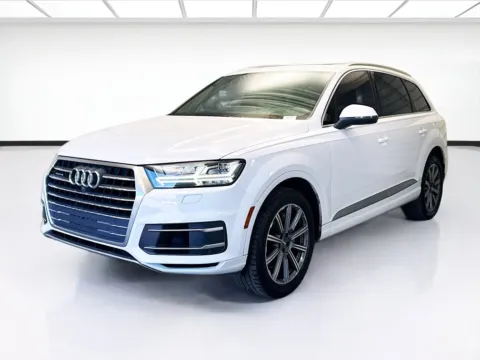 White 2018 Audi Q7 3.0T Premium Plus quattro for sale in Montclair, CA