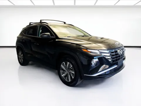 Another view of 2022 Hyundai Tucson Hybrid Blue for sale in Montclair, CA at STG Montclair