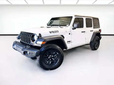 White 2022 Jeep Wrangler Unlimited Willys for sale in Montclair, CA