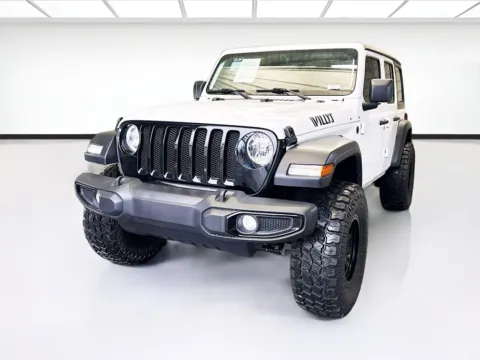 White 2022 Jeep Wrangler Unlimited Willys for sale in Montclair, CA