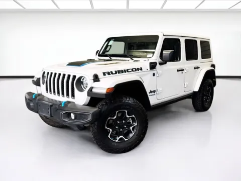 White 2022 Jeep Wrangler Unlimited Rubicon 4xe for sale in Montclair, CA