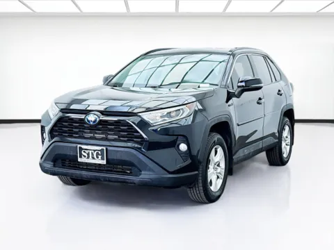 Black 2021 Toyota RAV4 Hybrid XLE for sale in Montclair, CA