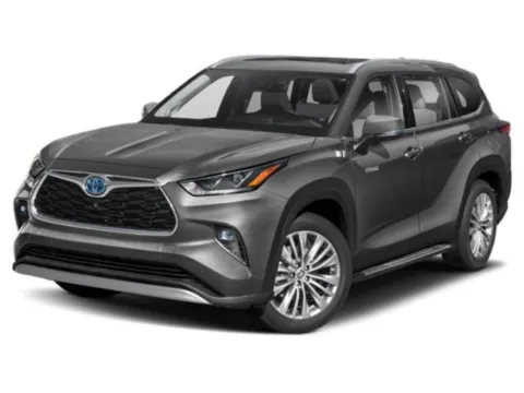 Black 2021 Toyota Highlander Hybrid Platinum for sale in Montclair, CA