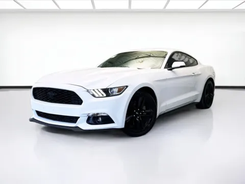 White 2017 Ford Mustang EcoBoost Premium for sale in Montclair, CA