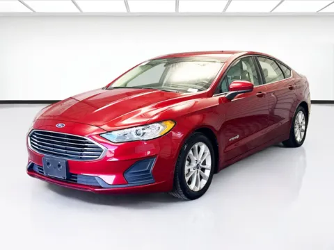 Red 2019 Ford Fusion Hybrid SE for sale in Montclair, CA