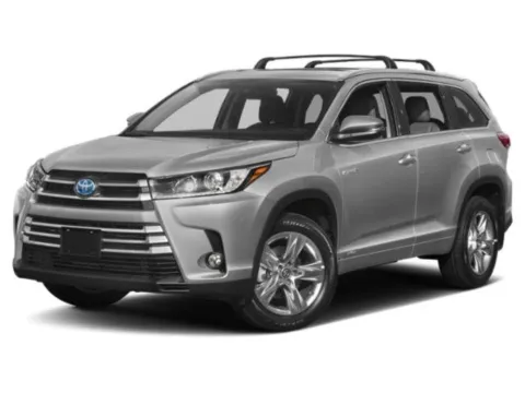 White 2019 Toyota Highlander Hybrid XLE for sale in Montclair, CA