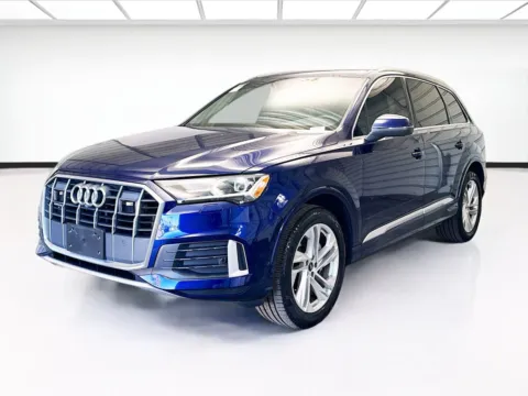 Blue 2021 Audi Q7 45 Premium Plus quattro for sale in Montclair, CA