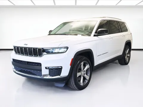 White 2021 Jeep Grand Cherokee L Limited for sale in Montclair, CA