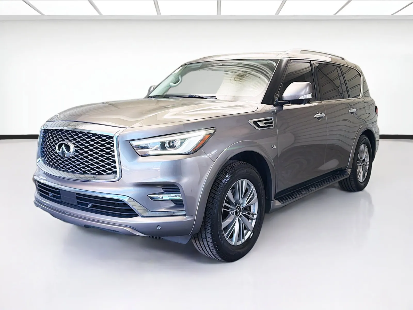 Gray 2019 INFINITI QX80 LUXE for sale in Montclair, CA