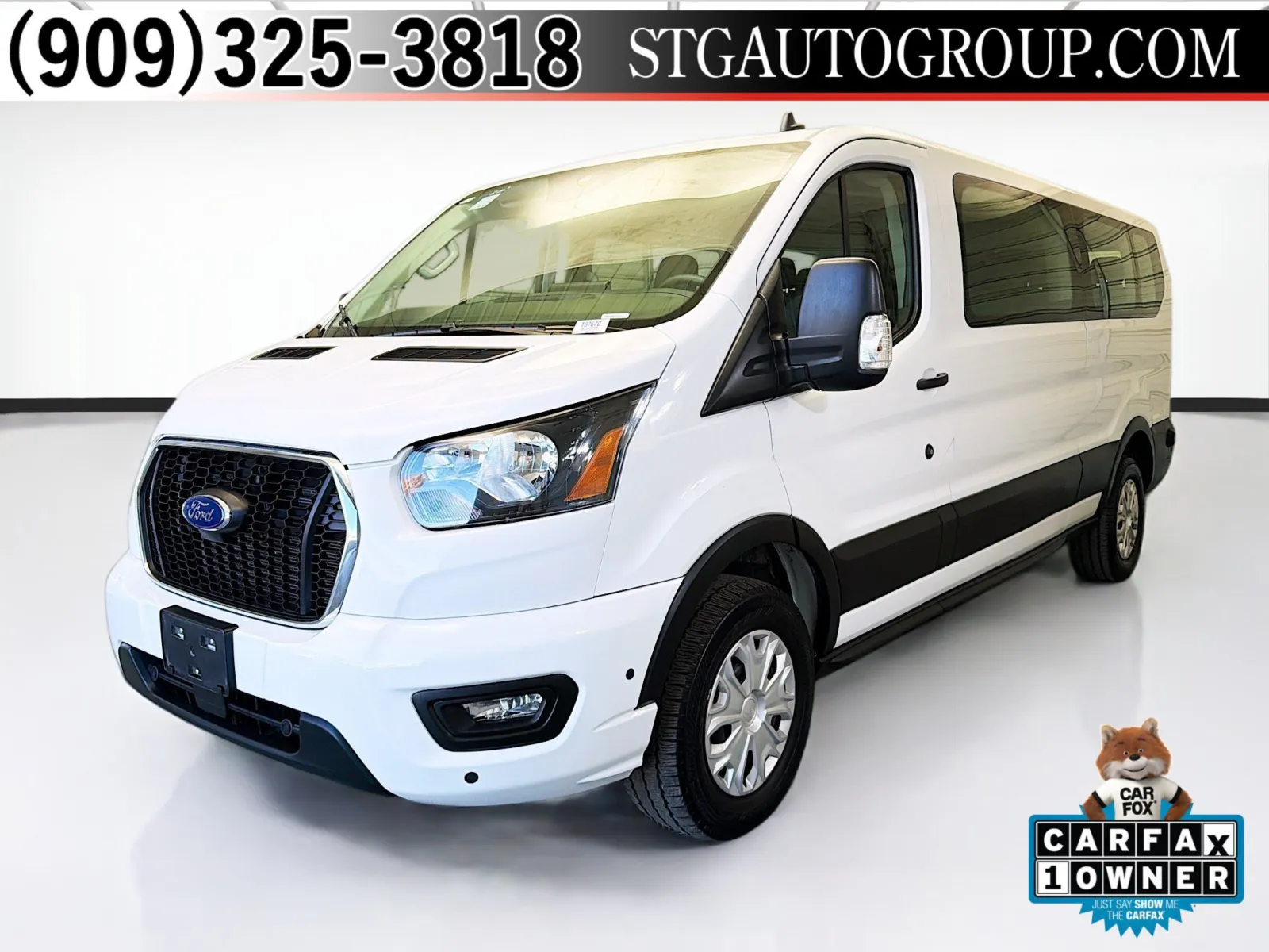 White 2024 Ford Transit Passenger Van XLT for sale in Montclair, CA