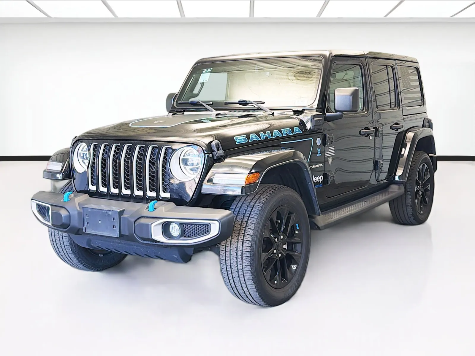 Black 2022 Jeep Wrangler Unlimited Sahara 4xe for sale in Montclair, CA