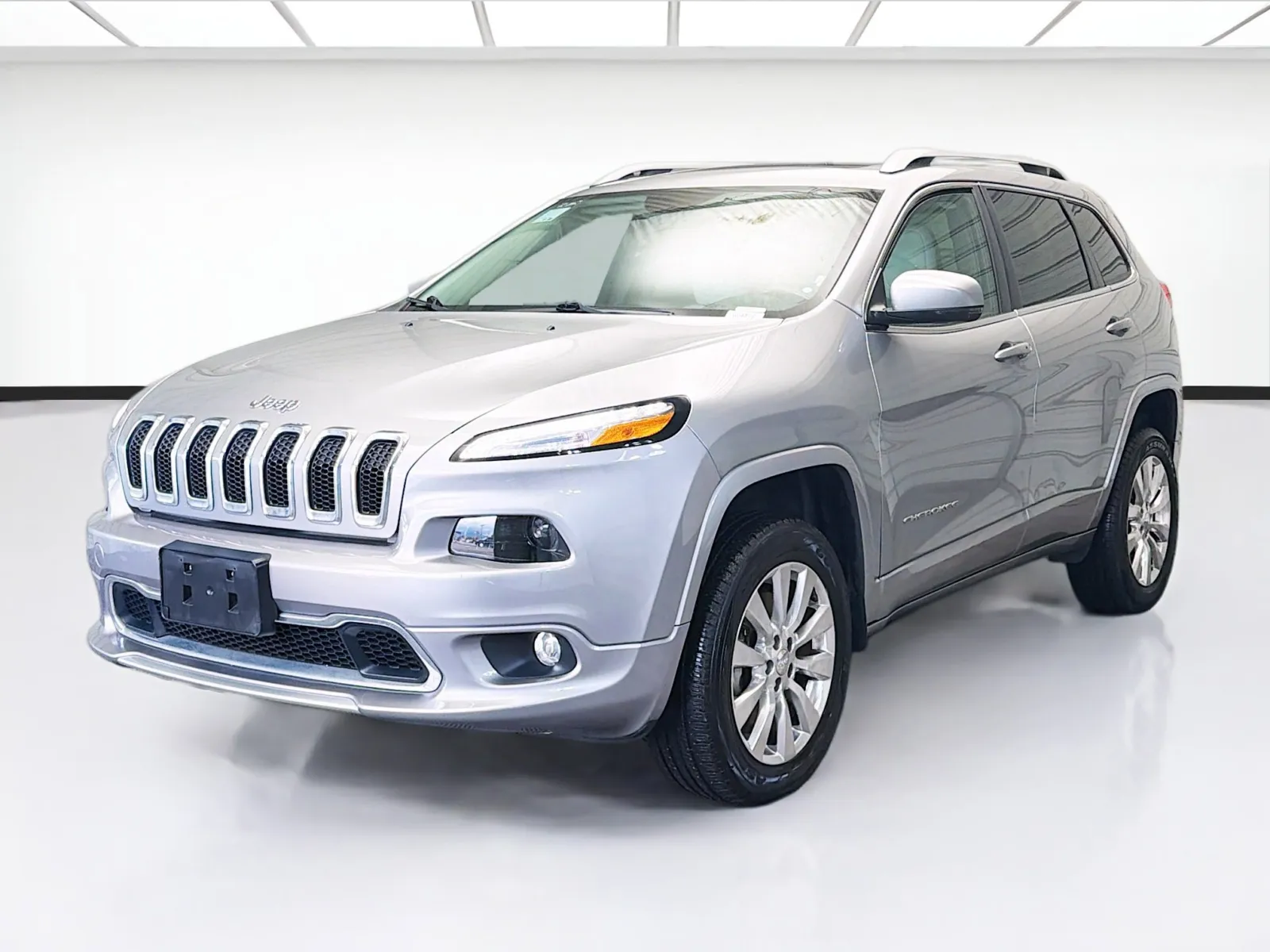 Silver 2017 Jeep Cherokee Overland for sale in Montclair, CA