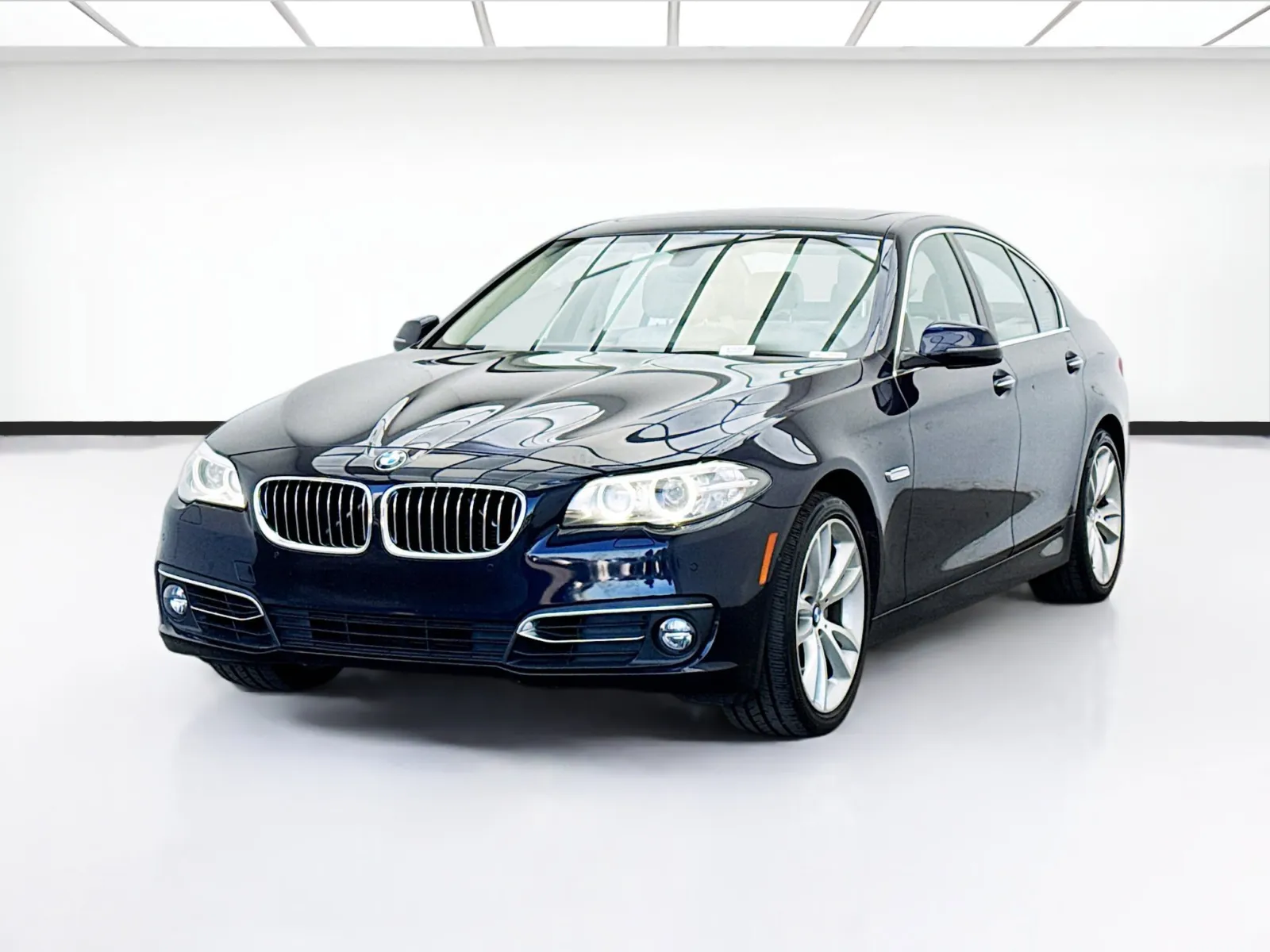 Blue 2015 BMW 5 Series 535i for sale in Bellflower, CA