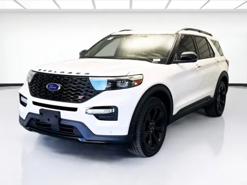 White 2020 Ford Explorer ST W/TWIN PANEL ROOF PREMIUM TECHNOLOGY & 21 WHEE for sale in Bellflower, CA