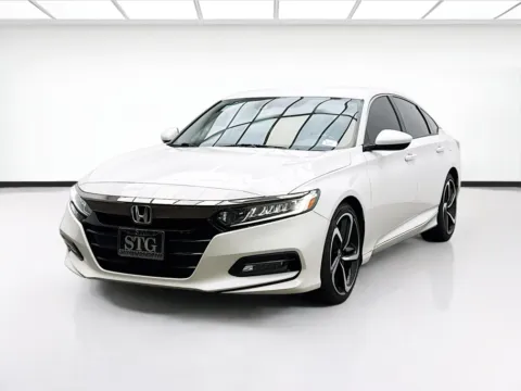 White 2019 Honda Accord Sedan Sport for sale in Bellflower, CA