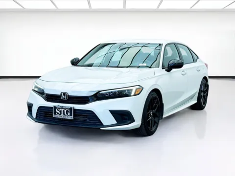 White 2023 Honda Civic Sedan Sport for sale in Bellflower, CA