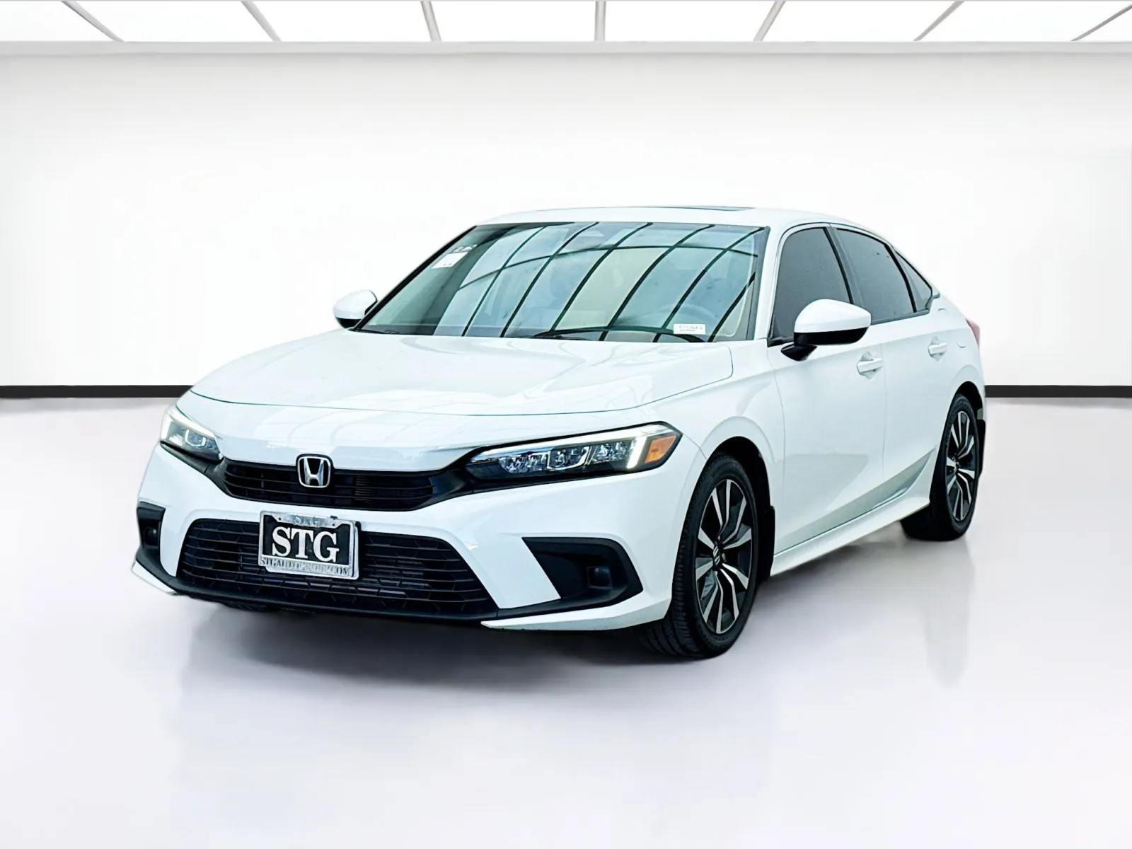 White 2024 Honda Civic Sedan EX for sale in Bellflower, CA