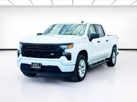 White 2022 Chevrolet Silverado 1500 Custom for sale in Bellflower, CA