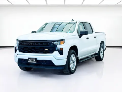 White 2022 Chevrolet Silverado 1500 Custom for sale in Bellflower, CA