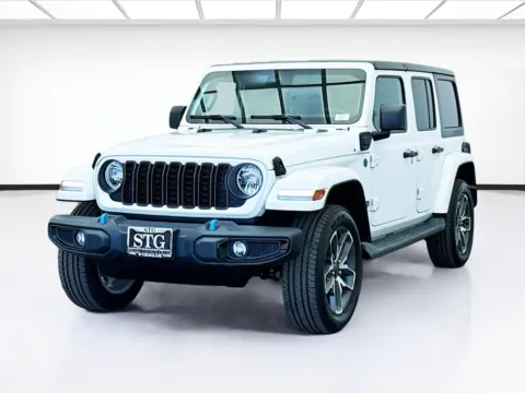 White 2024 Jeep Wrangler 4xe Sport S 4xe for sale in Bellflower, CA