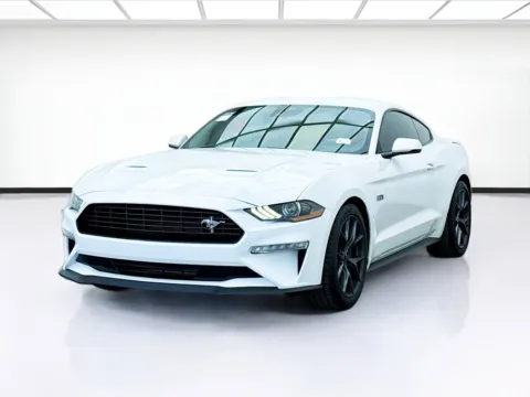 White 2022 Ford Mustang EcoBoost Premium for sale in Bellflower, CA