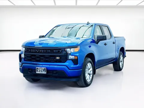 Blue 2022 Chevrolet Silverado 1500 Custom for sale in Bellflower, CA