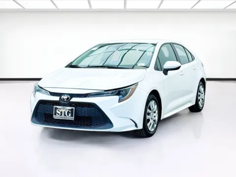 White 2021 Toyota Corolla LE for sale in Bellflower, CA